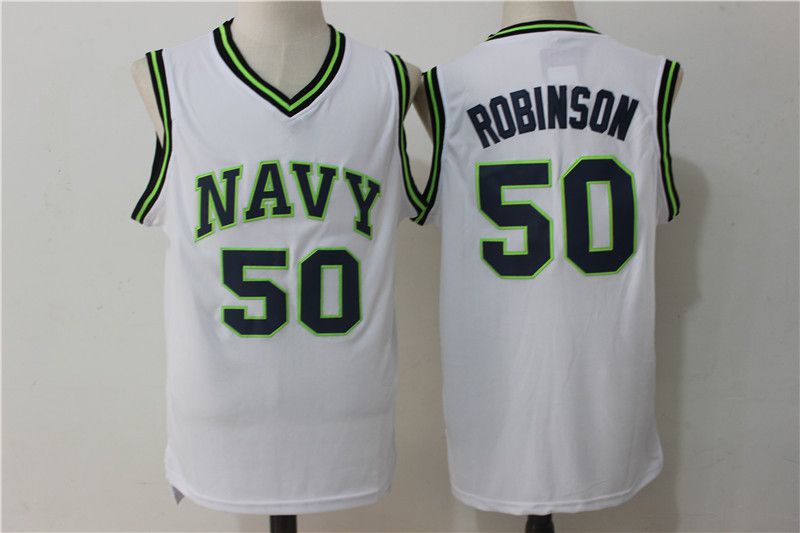 Men San Antonio Spurs #50 Robinson White NBA Jerseys->san antonio spurs->NBA Jersey
